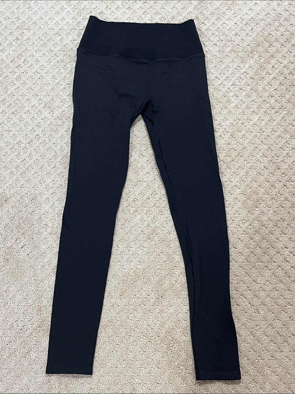 ALO Yoga Black seamless ribbed High-Waist Leggings